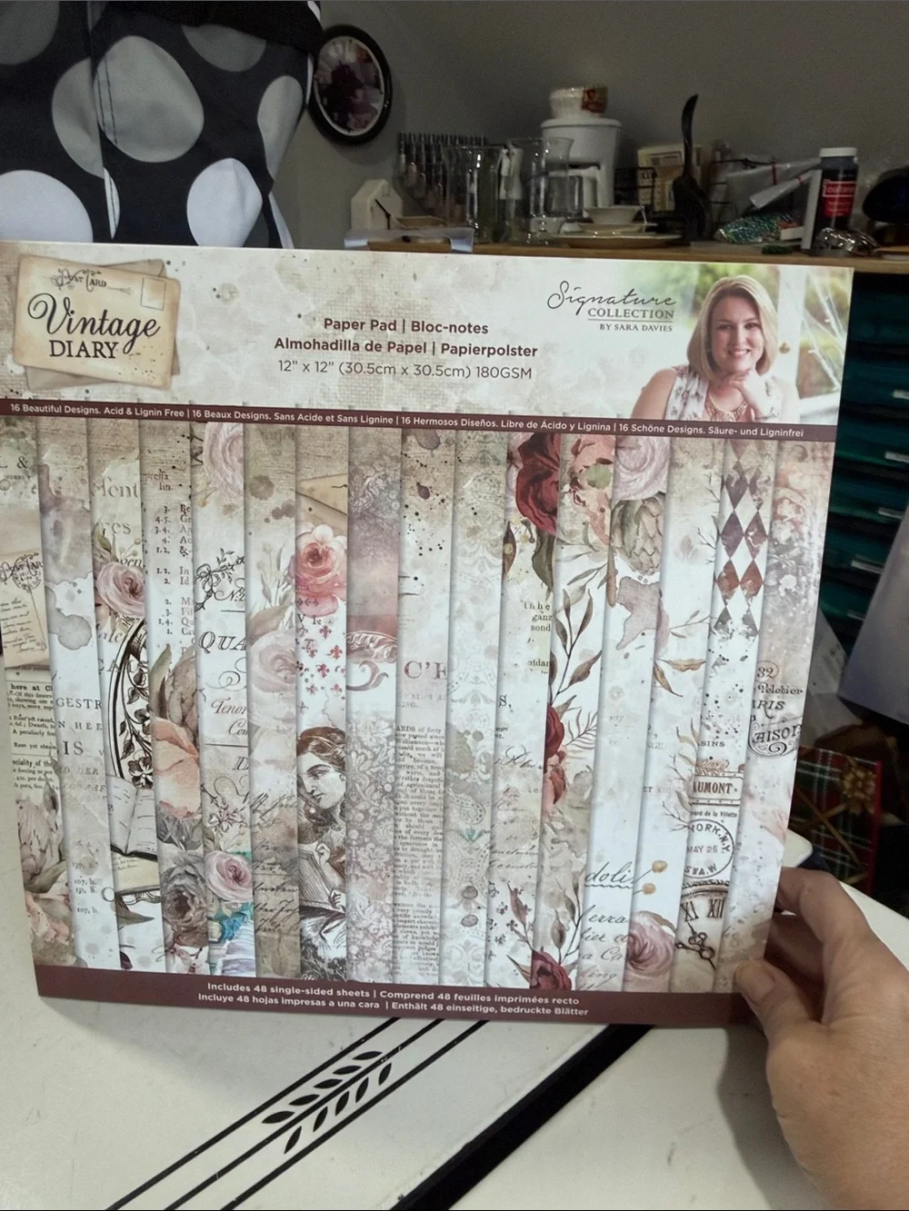 Crafters Companion Vintage Diary Paper Pad